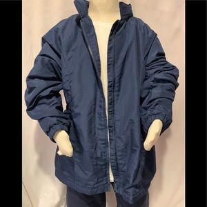 Girls uniform style wind breaker with  liner